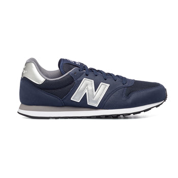 Scarpe sportive blu da uomo con logo argento New Balance 500, Brand, SKU s323000275, Immagine 0